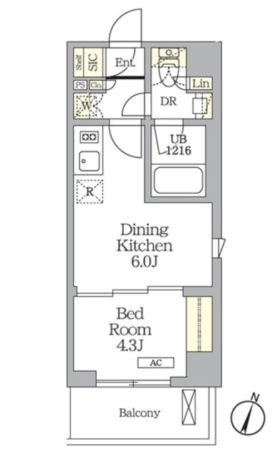 ＡＩＦＬＡＴ明大前の間取図