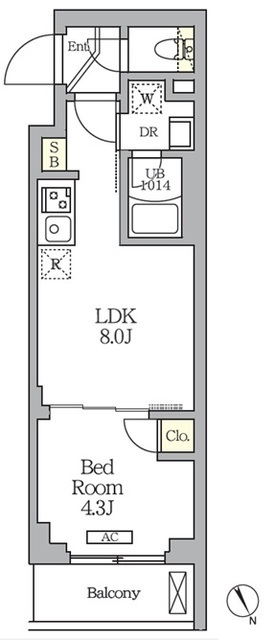 ハーモニーレジデンス馬込の間取図