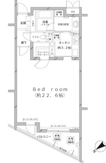 ＭＦＰＲコート代官山の間取図