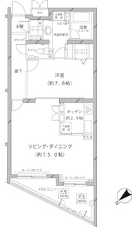 ＭＦＰＲコート代官山の間取図