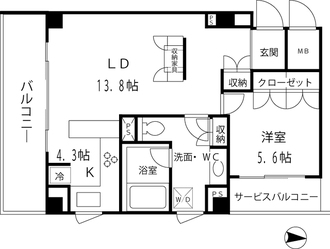 オークウッドハウスの間取図
