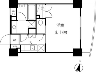 エスシード千歳台の間取図