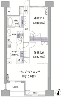 アビティ目黒の間取図