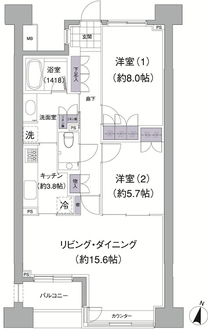 アビティ目黒の間取図