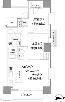 イストワールの間取図
