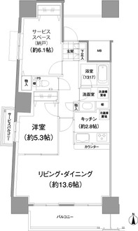 イストワールの間取図