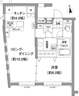 プランドール南榎の間取図