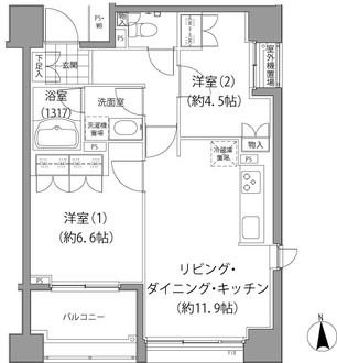 エーデル練馬の間取図