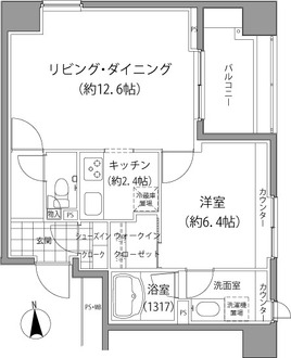 エーデル練馬の間取図