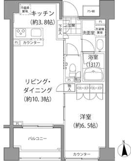 エーデル練馬の間取図