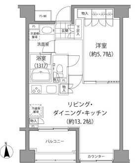 エーデル練馬の間取図