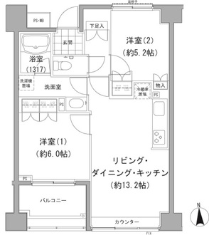 エーデル練馬の間取図