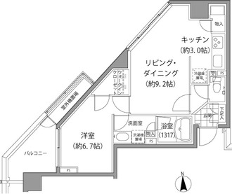 エーデル練馬の間取図