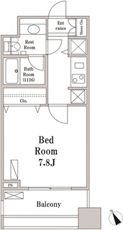 パークハビオ京橋の間取図