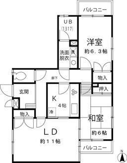 カスティーヨ杵島の間取図