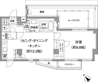 パークハビオ元麻布の間取図