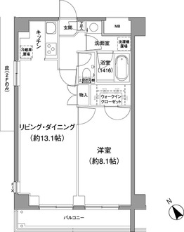 ＴＨＥ　ＣＵＢＥの間取図