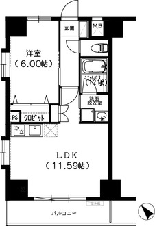 Ｓ－ＦＯＲＴ船橋塚田の間取図