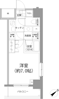 パークハビオ東向島の間取図