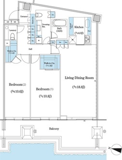 二番町テラスの間取図