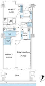 二番町テラスの間取図