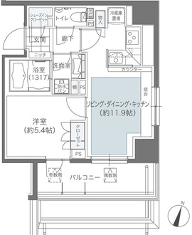メゾンカルム本郷の間取図