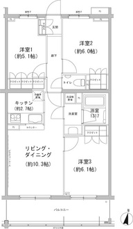 ヒューリックコート雪が谷の間取図