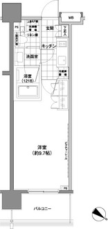 パークハビオ渋谷神山町の間取図