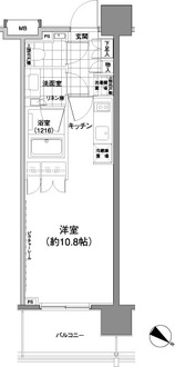 パークハビオ渋谷神山町の間取図