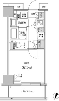 パークハビオ渋谷本町レジデンスの間取図