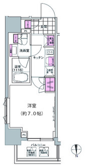 プレジリア東日本橋の間取図
