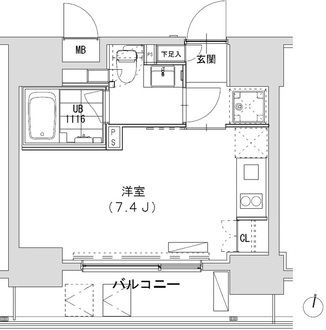 グランディオール広尾テラスの間取図