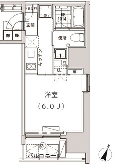 グランディオール広尾テラスの間取図