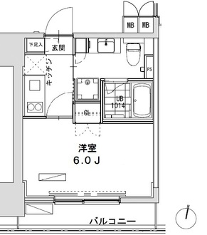 グランディオール広尾テラスの間取図