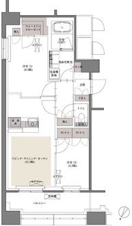 フォレストビュー護国寺の間取図