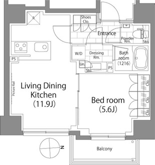 パークハビオ元浅草の間取図