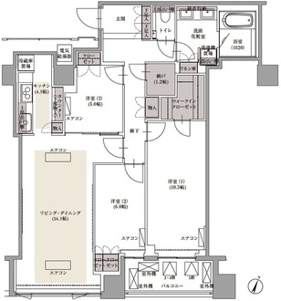 ブランズ四番町の間取図