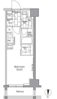 パークハビオ東陽町の間取図
