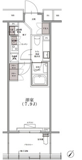 ＳＫナインティ門前仲町の間取図