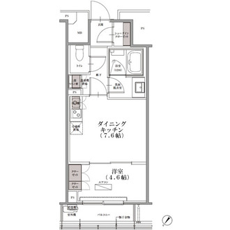 ＳＫナインティ門前仲町の間取図