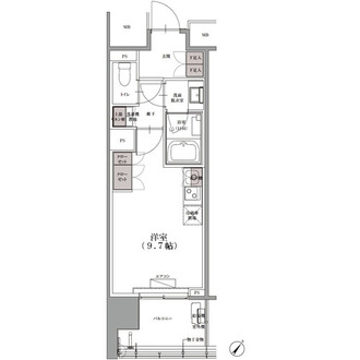 ＳＫナインティ門前仲町の間取図