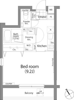 ラ・プレス神宮前の間取図