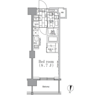 ＪＰｎｏｉｅ下高井戸の間取図