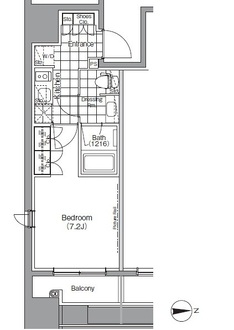 ザ・パークハビオ　蔵前の間取図