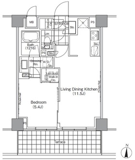 ザ・パークハビオ高円寺の間取図