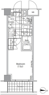 ザ・パークハビオ高円寺の間取図