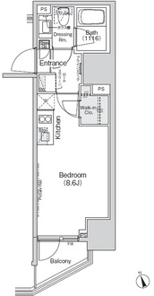 Ｂｅｌｌｅ　Ｖｕｅ新橋の間取図