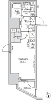 Ｂｅｌｌｅ　Ｖｕｅ新橋の間取図