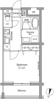 シティカレント大宮仲町の間取図