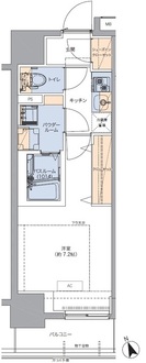 トラディティオ門前仲町の間取図